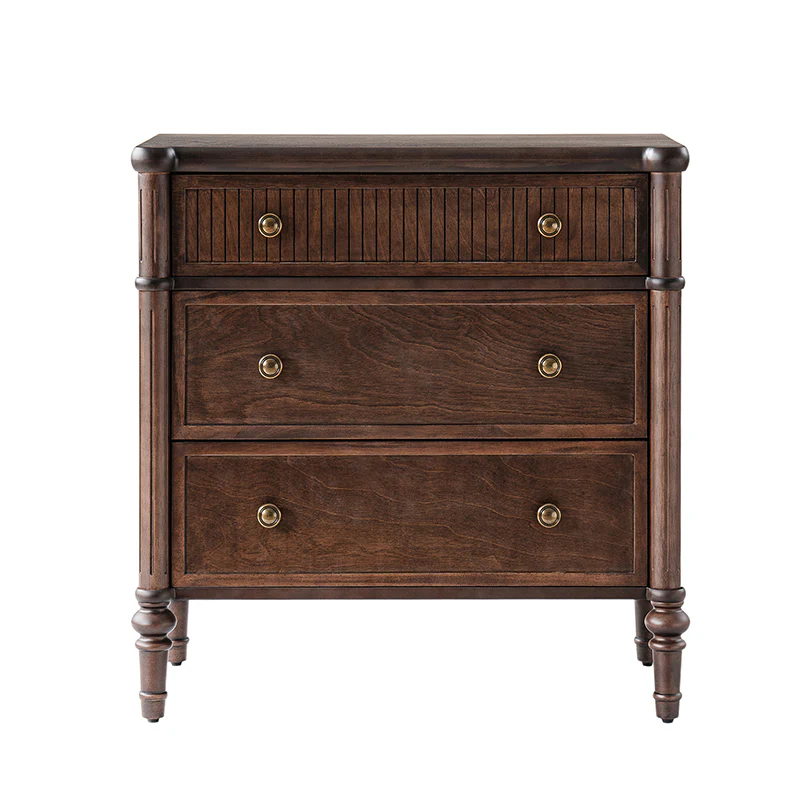 Derk Fluted Fronts Transitional End Table with Drawers and USB/Type-C Outlets - Image 24