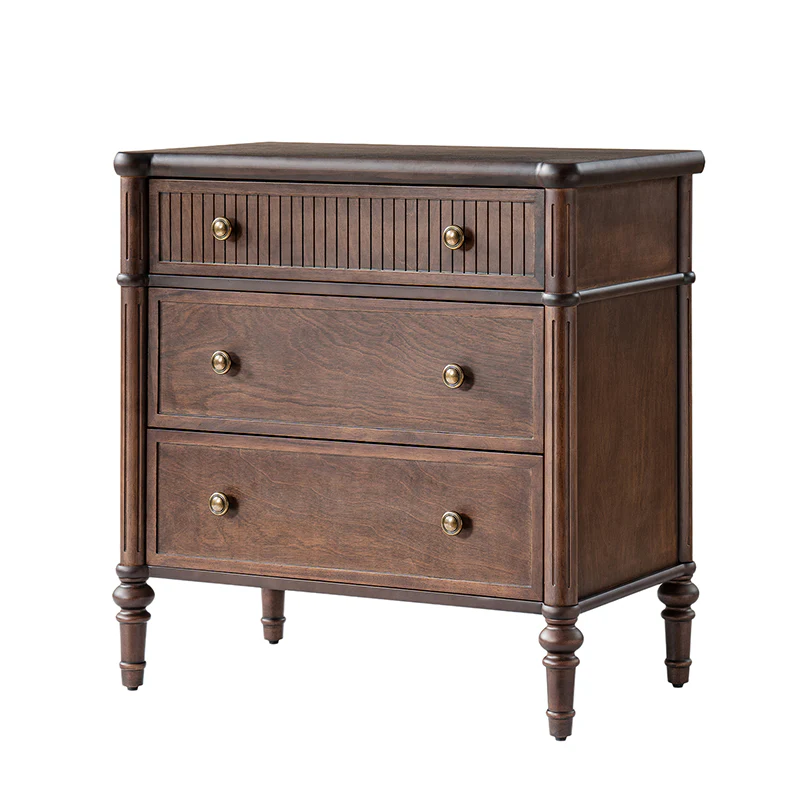 Derk Fluted Fronts Transitional End Table with Drawers and USB/Type-C Outlets - Image 25