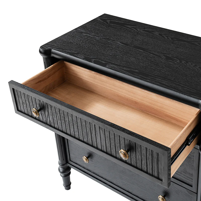 Derk Fluted Fronts Transitional End Table with Drawers and USB/Type-C Outlets - Image 33