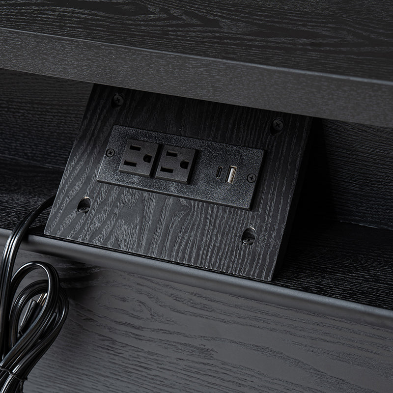 Derk Fluted Fronts Transitional End Table with Drawers and USB/Type-C Outlets - Image 35