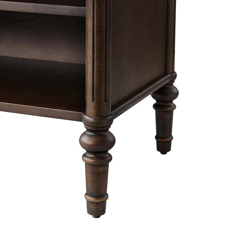 Derk Fluted Fronts Transitional End Table with Drawers and USB/Type-C Outlets - Image 6