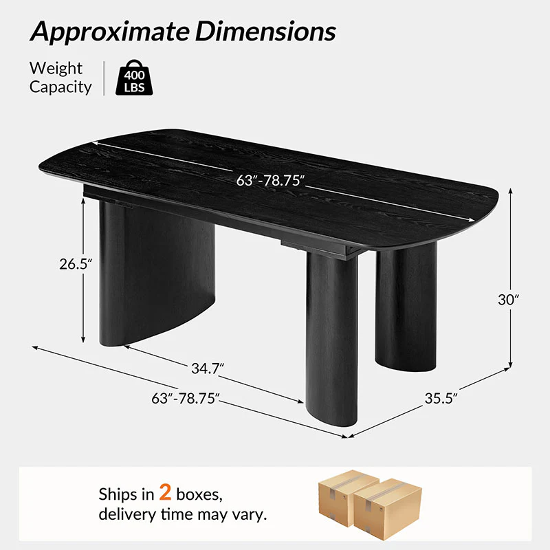 Diana Modern Space Saving Dining Table - Image 17
