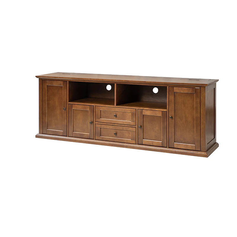 Edenia Traditional Storage TV Stand with Built-in Outlets - Image 4