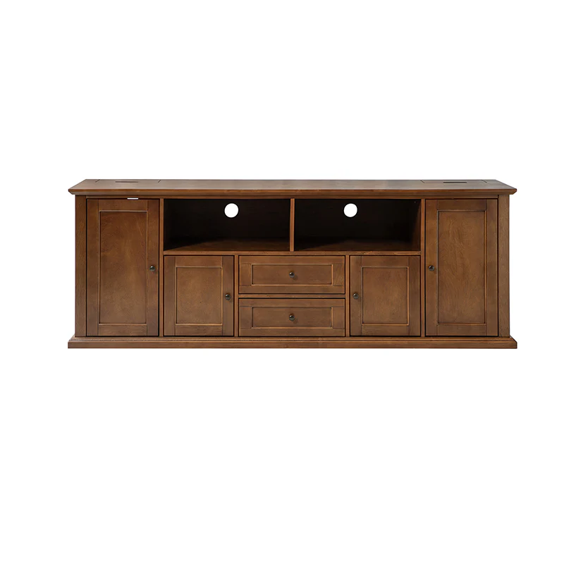 Edenia Traditional Storage TV Stand with Built-in Outlets - Image 5