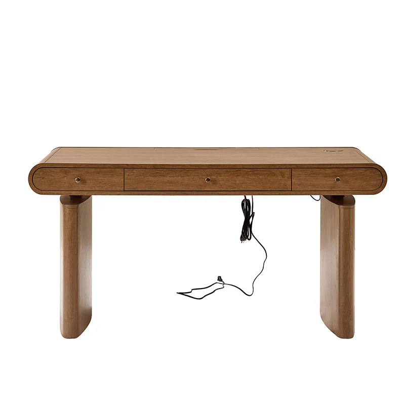 Louise Mid-century Modern Electric Adjustable Standing Desk with Wireless Charging - Image 13