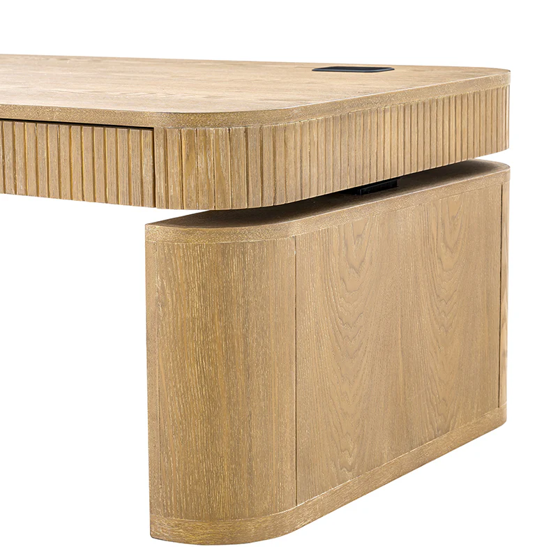 Matilde Electric Standing Coffee Table Desk with Storage - Image 10