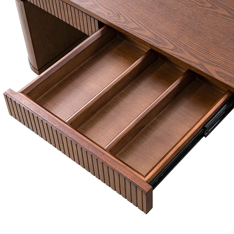 Matilde Electric Standing Coffee Table Desk with Storage - Image 18