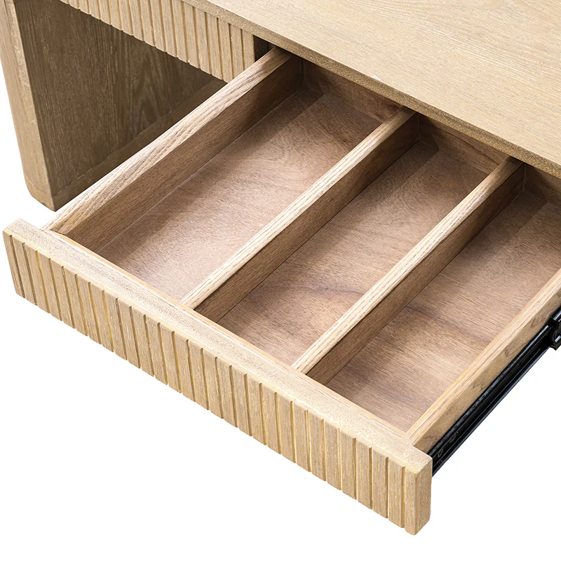 Matilde Electric Standing Coffee Table Desk with Storage - Image 8