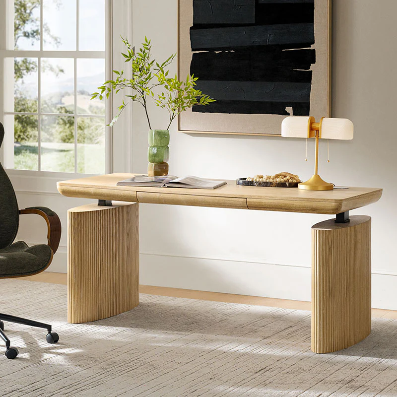 Elena Fluted  Adjustable Standing Desk