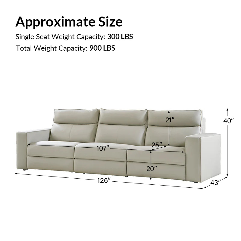 EliteNest Smart Modular Sofa Easy Assembly with Power Recliners - Image 45