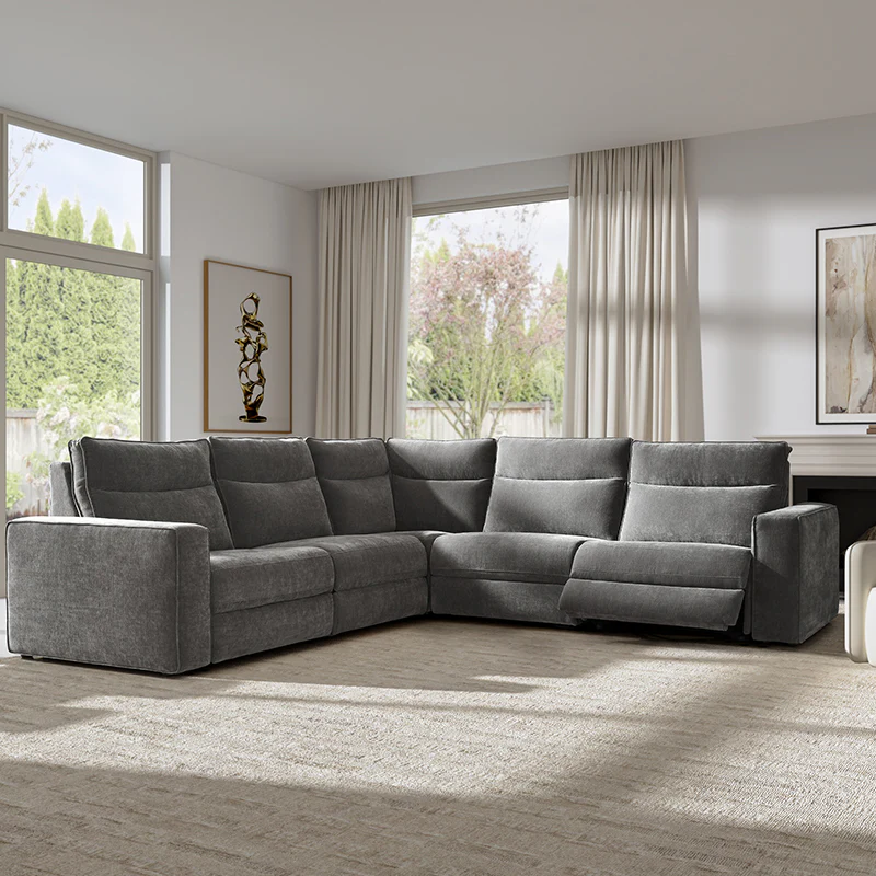 EliteNest Smart Modular Sofa Easy Assembly with Power Recliners - Image 49