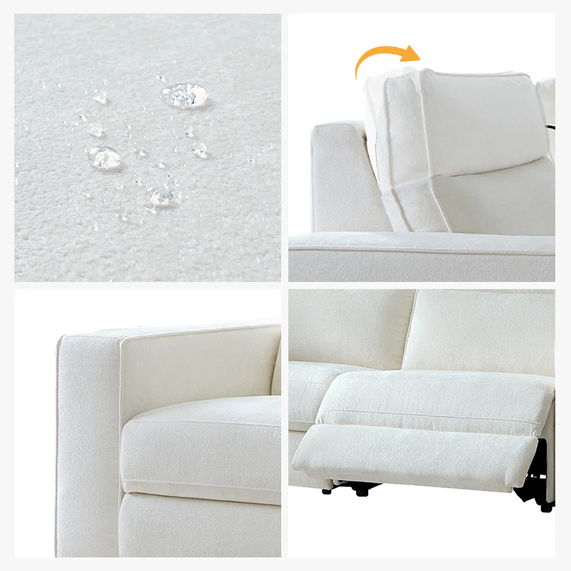 EliteNest Smart Modular Sofa Easy Assembly with Power Recliners - Image 57