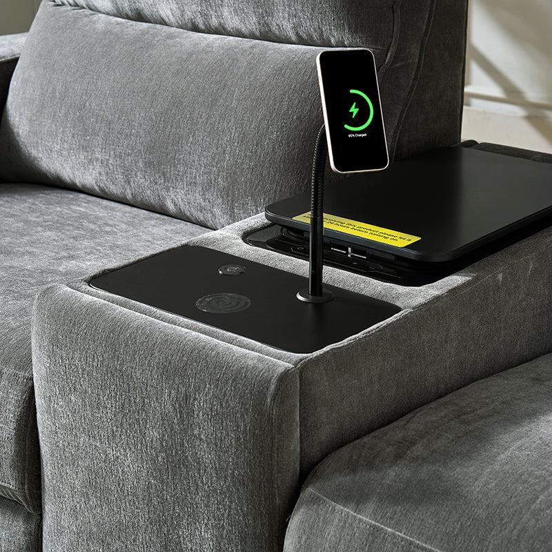 EliteNest Smart Reclining Theater Sofa with Speaker - Image 10