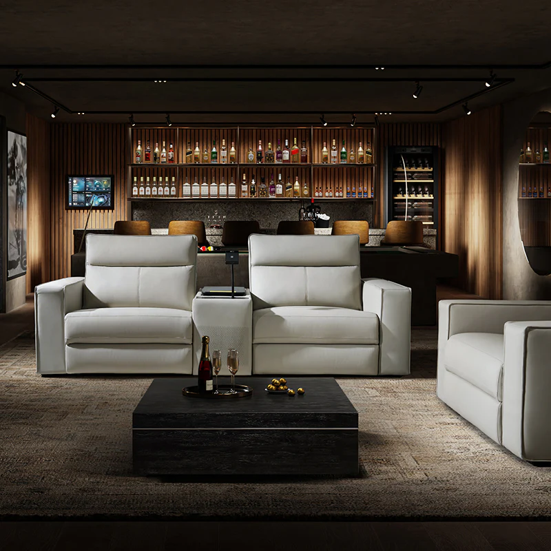 EliteNest Smart Reclining Theater Sofa with Speaker - Image 22