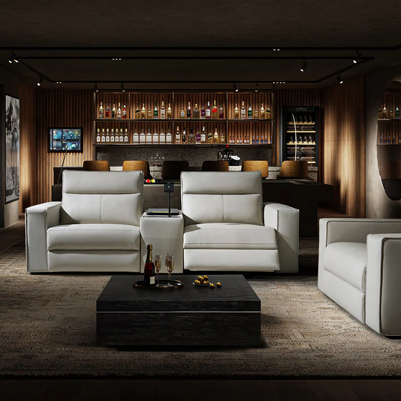 EliteNest Smart Reclining Theater Sofa with Speaker - Image 25