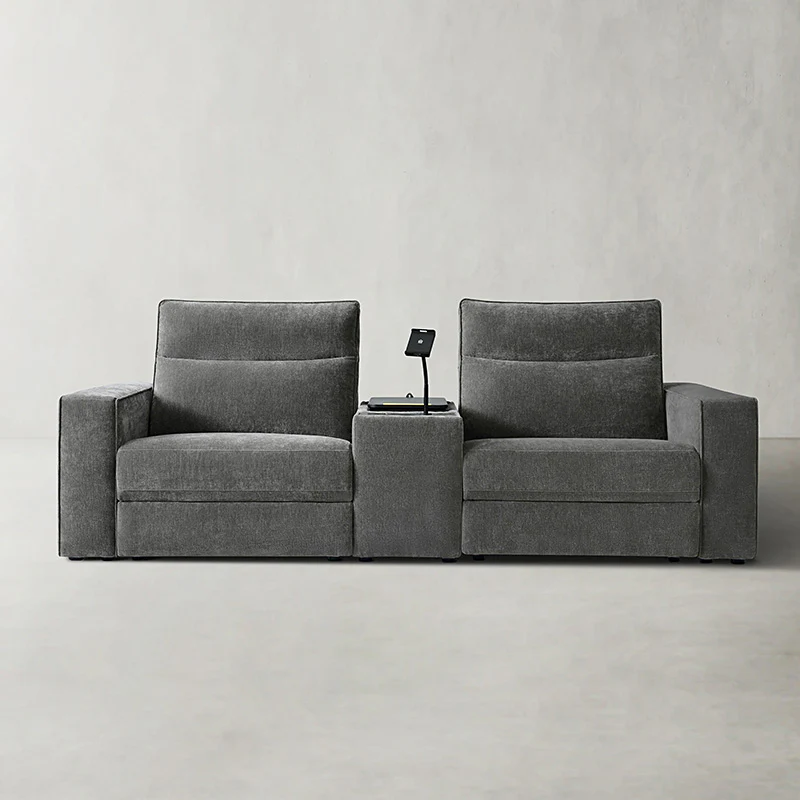 EliteNest Smart Reclining Theater Sofa with Speaker - Image 3