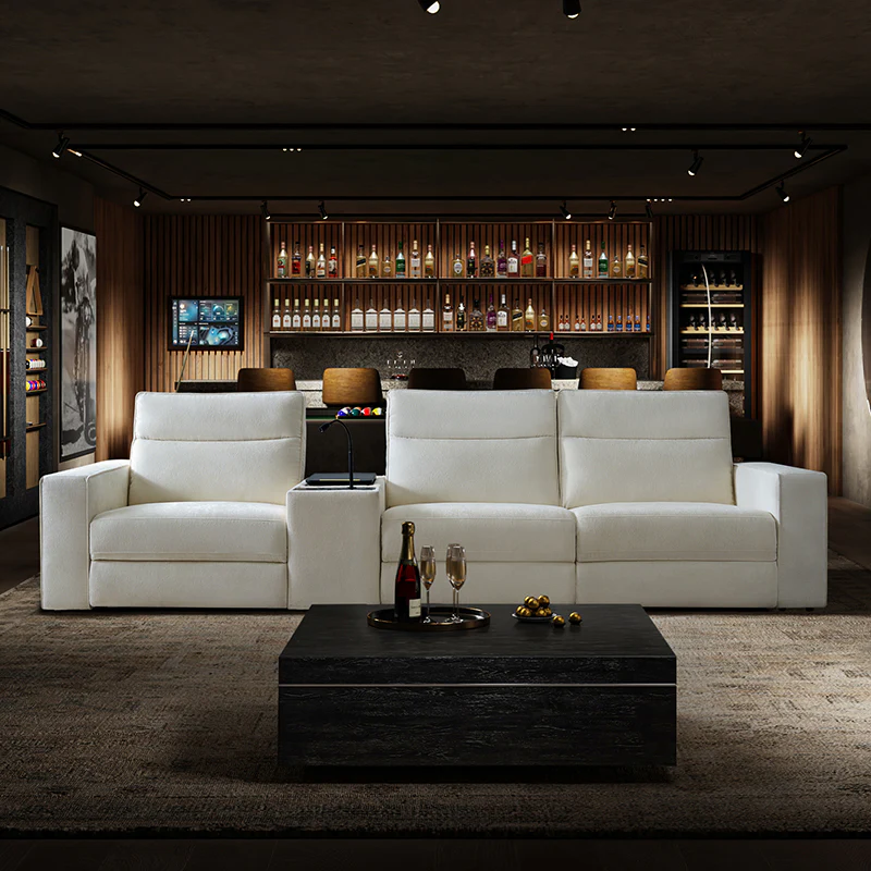 EliteNest Smart Reclining Theater Sofa with Speaker - Image 40