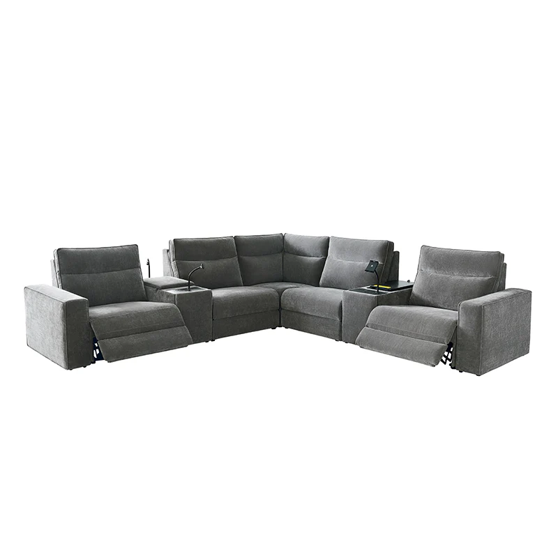 EliteNest Smart Reclining Theater Sofa with Speaker - Image 55