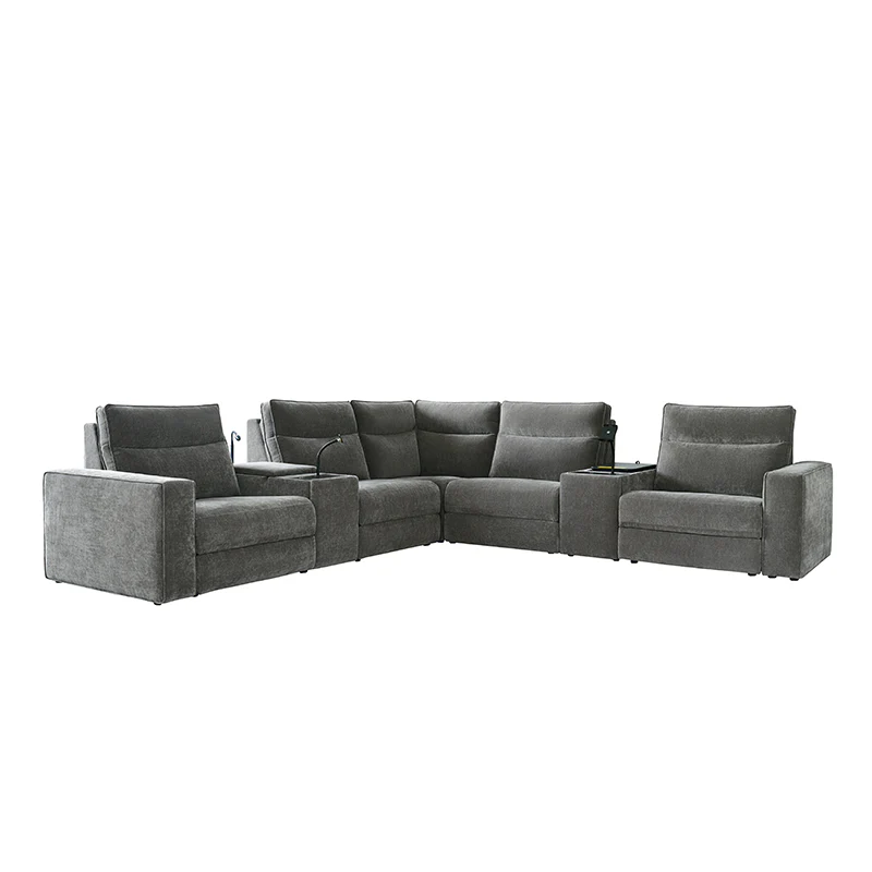 EliteNest Smart Reclining Theater Sofa with Speaker - Image 63