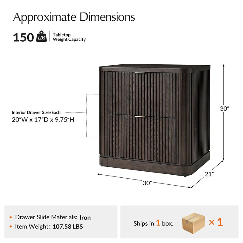 Emmanuel Modern  File Storage Cabinets & Chests - Image 3