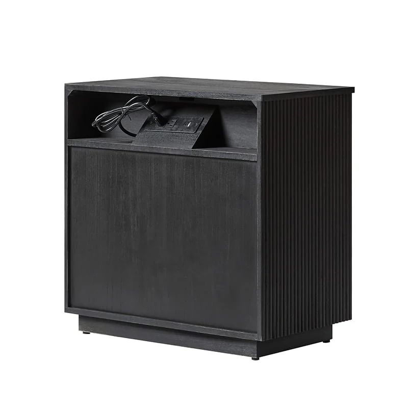 Camille Solid Wood End Table with Drawers - Image 18