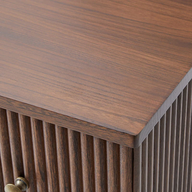 Camille Solid Wood End Table with Drawers - Image 6