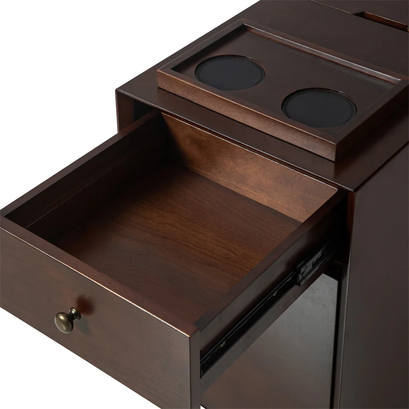 Vira End Table with Storage and Built-in Outlets(Optional Types) - Image 14