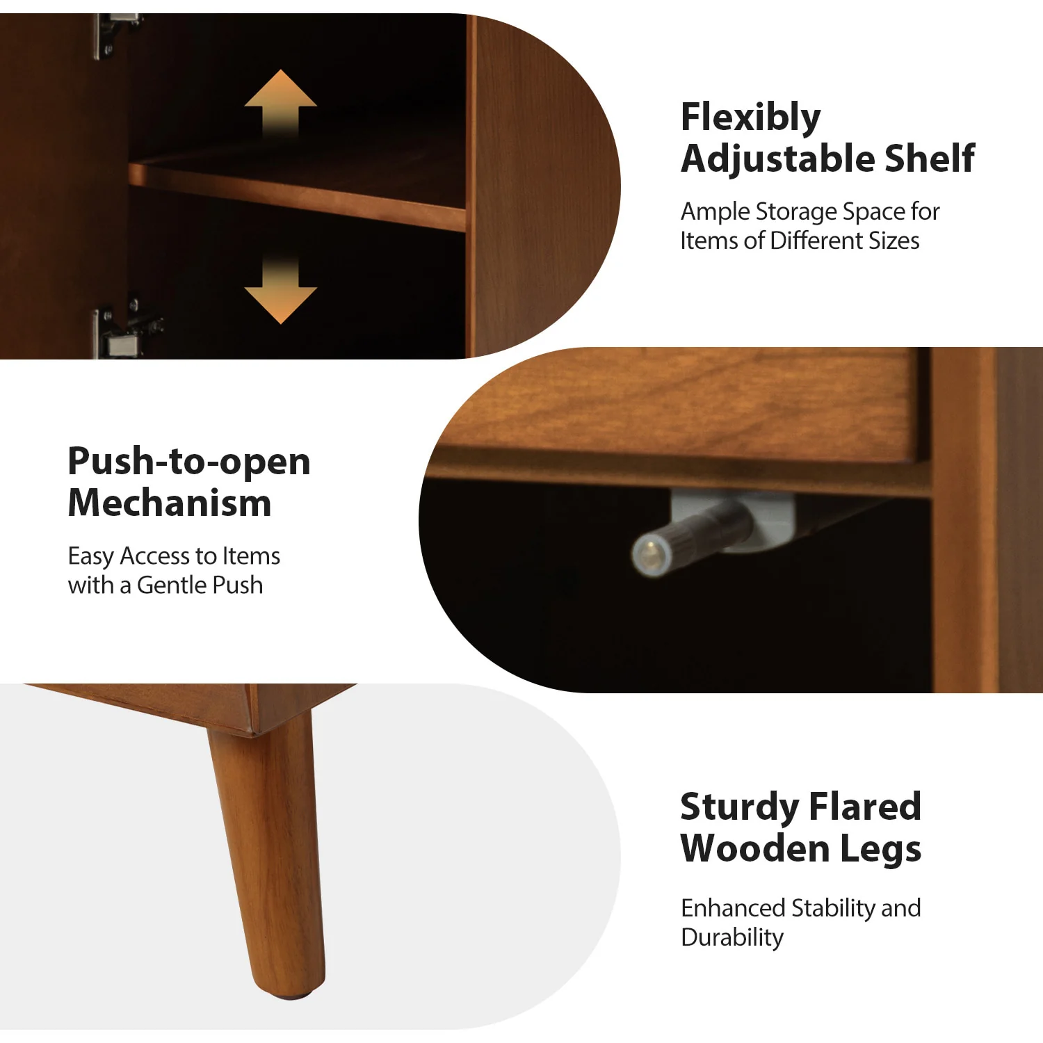 Vira End Table with Storage and Built-in Outlets(Optional Types) - Image 32