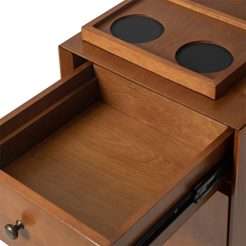 Vira End Table with Storage and Built-in Outlets(Optional Types) - Image 6