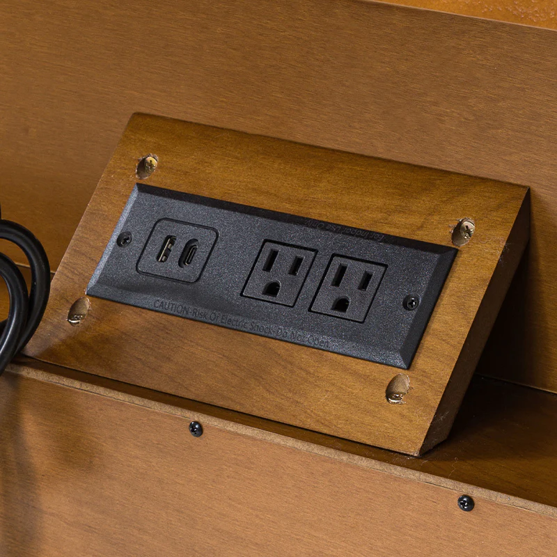 Josefa 3-Drawer End Table with Type-C and USB - Image 22