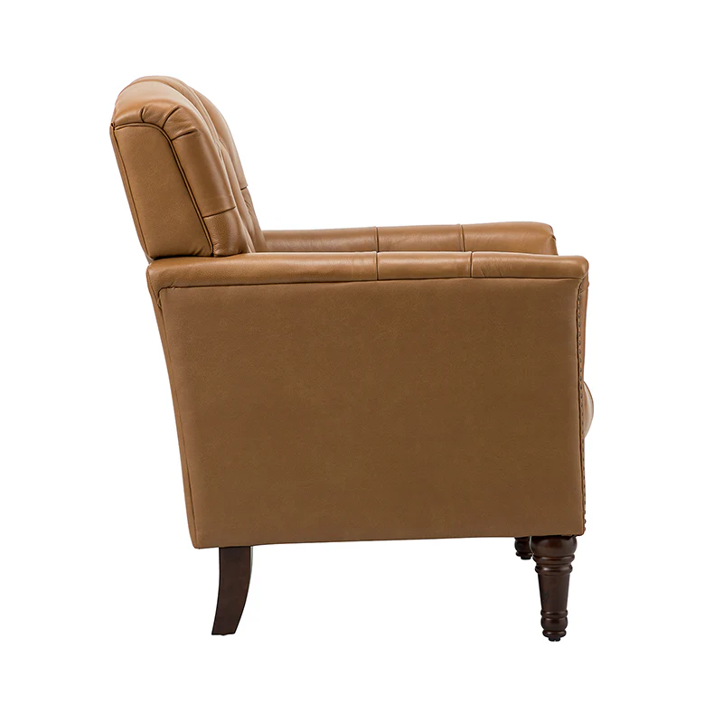 Enrique Genuine Leather Armchair - Image 14