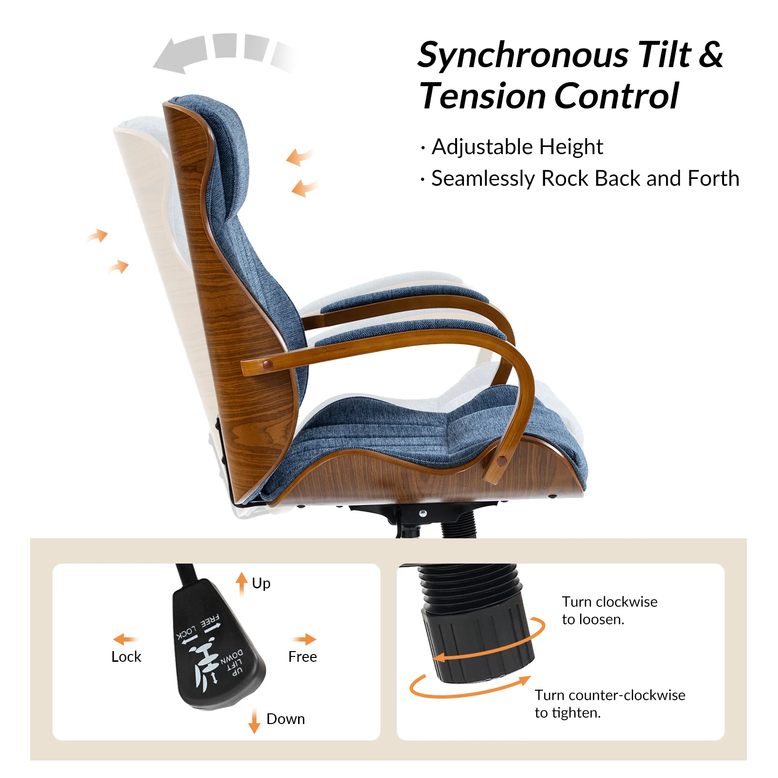 Amparo Executive Ergonomic Office Chair - Image 12