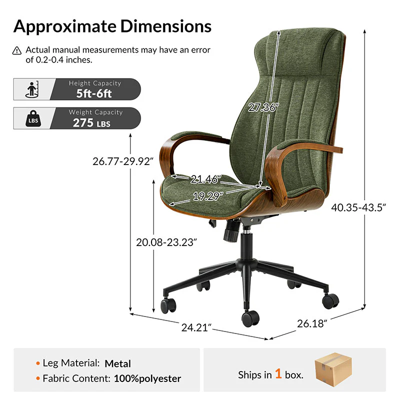 Amparo Executive Ergonomic Office Chair - Image 3