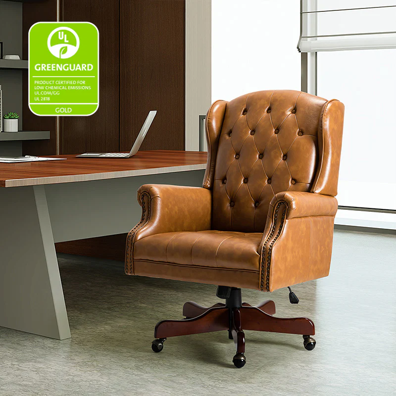 Esteban Vegan Leather Executive Office Chair - Image 26