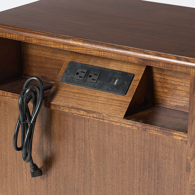 Farmhouse Solid Wood End Table (Optional Types) - Image 8