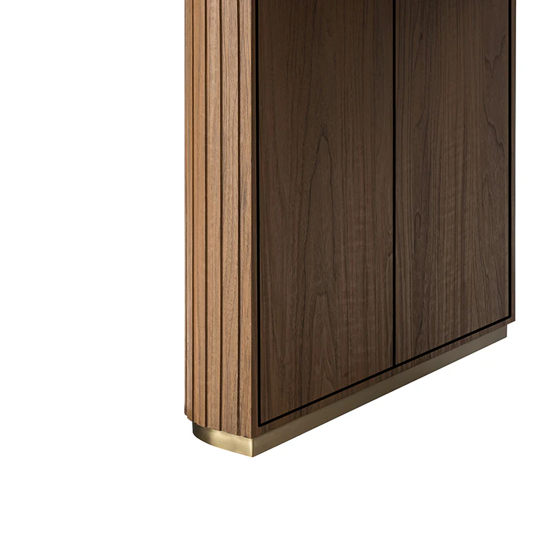 Alina Fluted Design Electric Height-Adjustable Desk with Drawers - Image 14