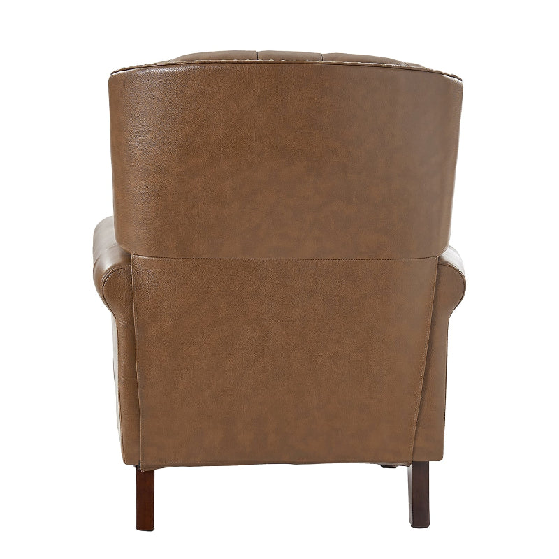 Gabrielle Genuine Leather Living Room Manual Recliner with Nailhead Trim - Image 39
