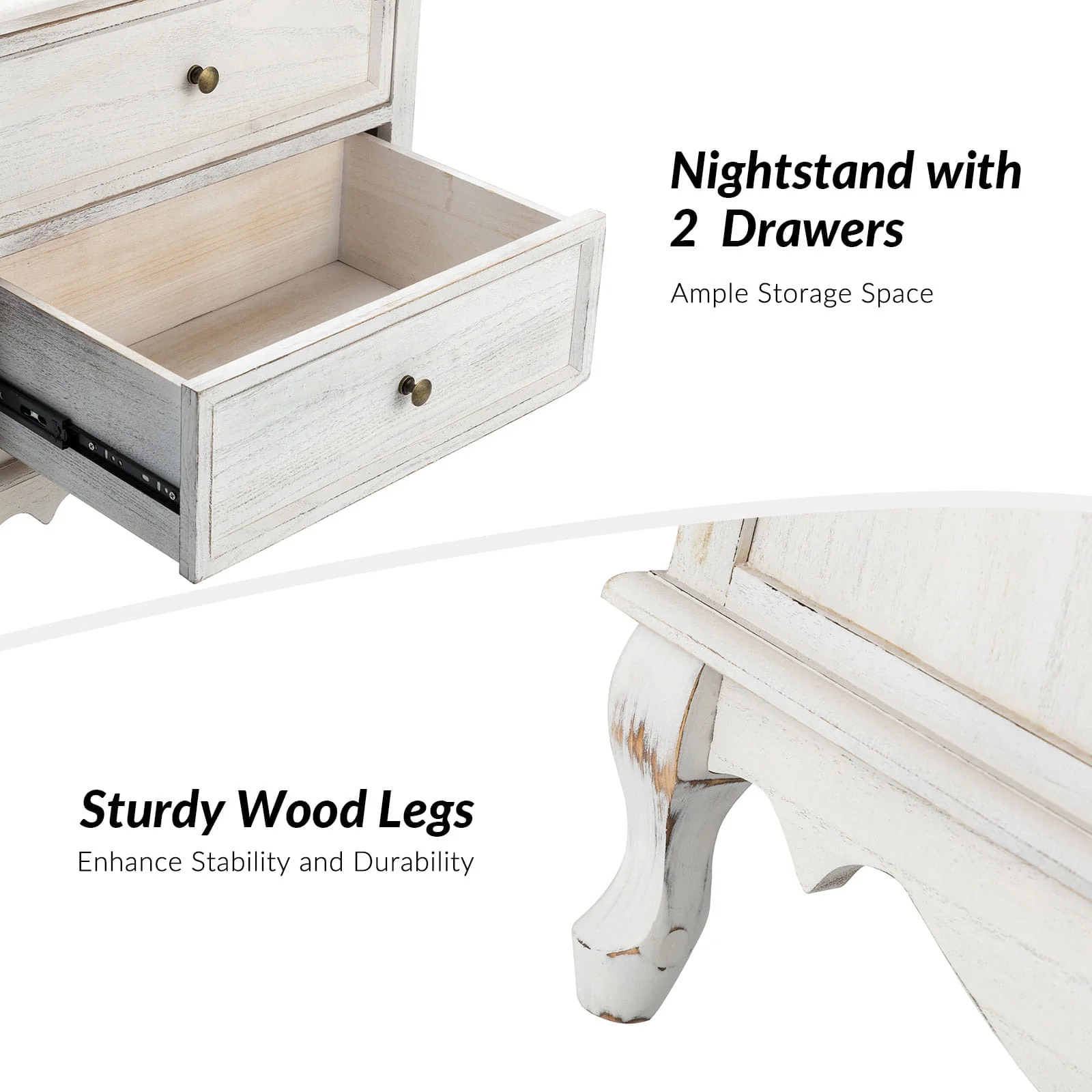 Galatea 24"Tall 2 - Drawer End Table Chest(Optional Types) - Image 39