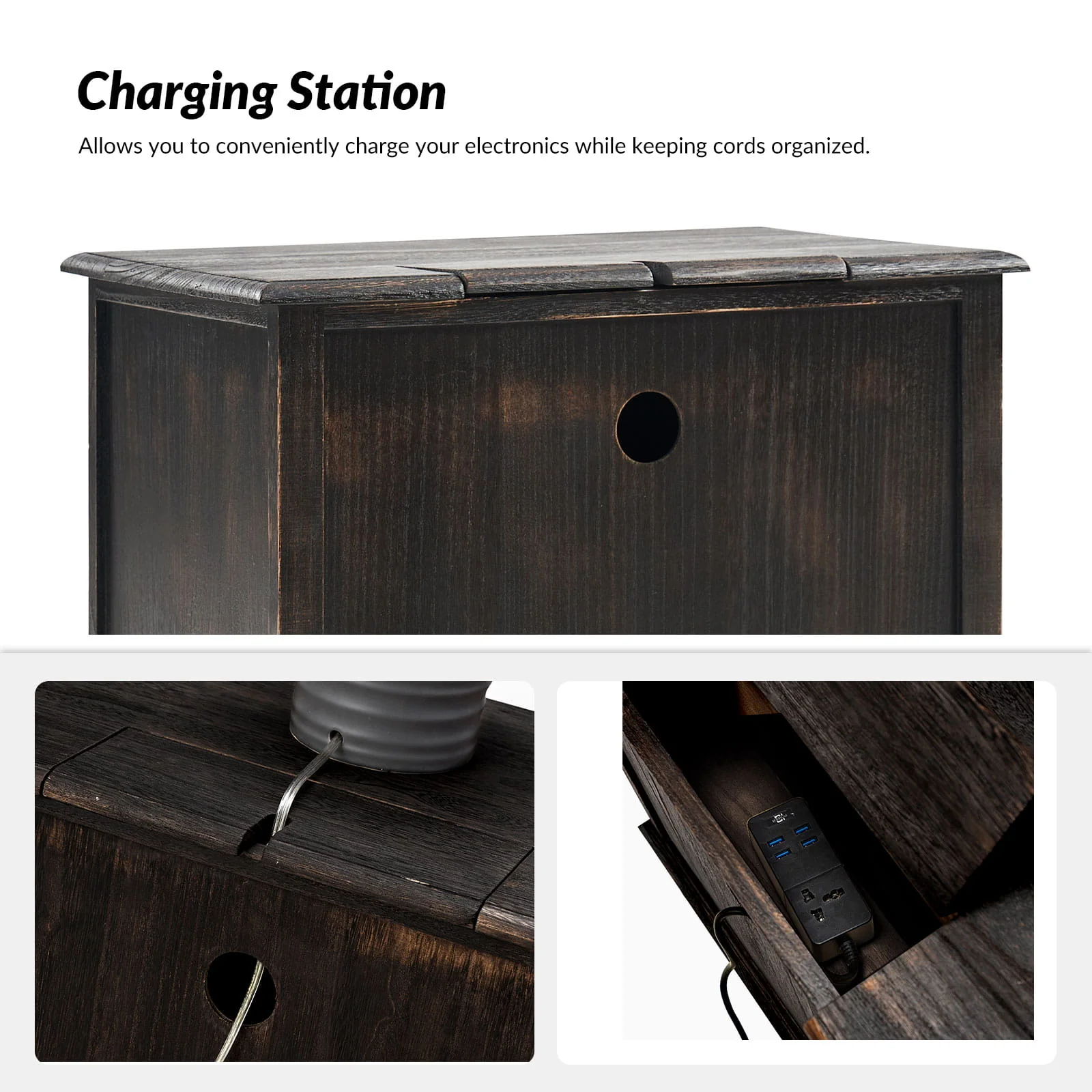 Galatea 24"Tall 2 - Drawer End Table Chest(Optional Types) - Image 50
