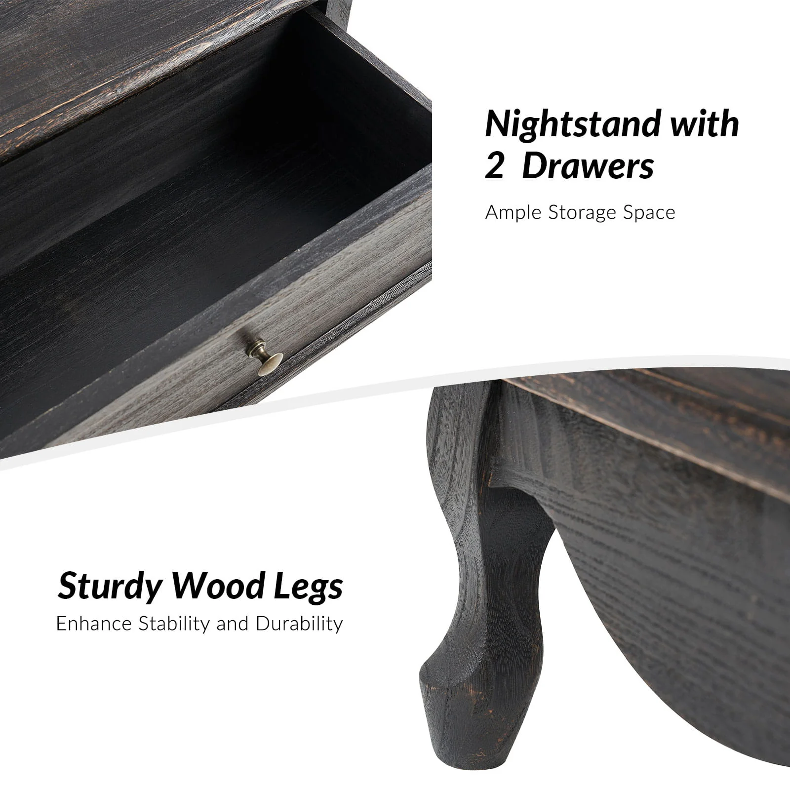 Galatea 24"Tall 2 - Drawer End Table Chest(Optional Types) - Image 51