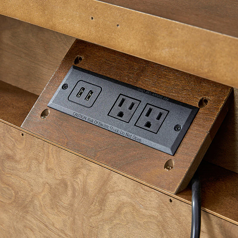 Galatea 3 - Drawer End Table with Built-In Outlets(Optional Types) - Image 16
