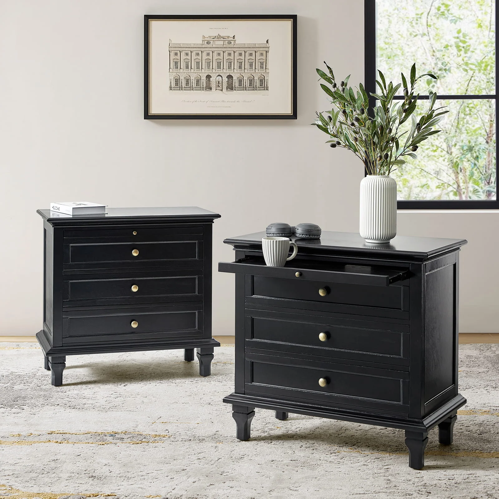 Galatea 3 - Drawer End Table with Built-In Outlets(Optional Types) - Image 48