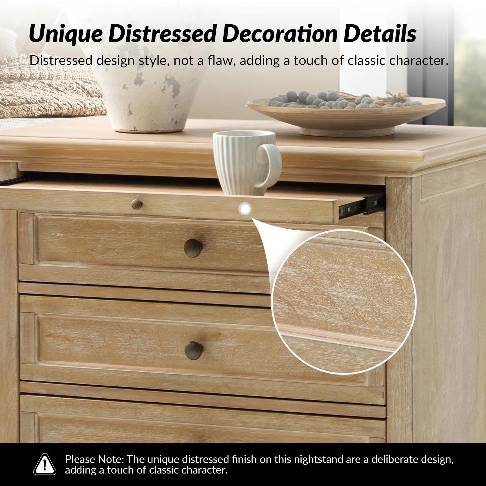Galatea 3 - Drawer End Table with Built-In Outlets(Optional Types) - Image 75