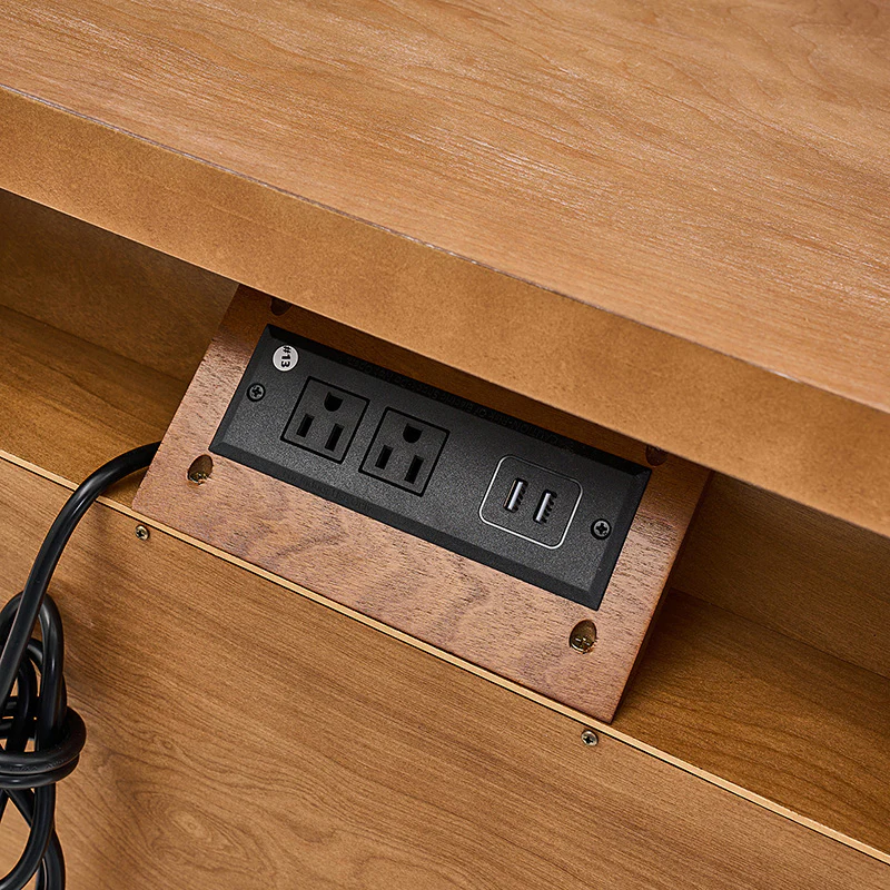 Galatea 3 - Drawer End Table with Built-In Outlets(Optional Types) - Image 8