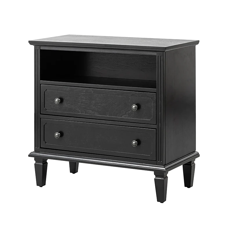 Galatea 2 - Drawer Solid Wood End Table Chest(Optional Types) - Image 11