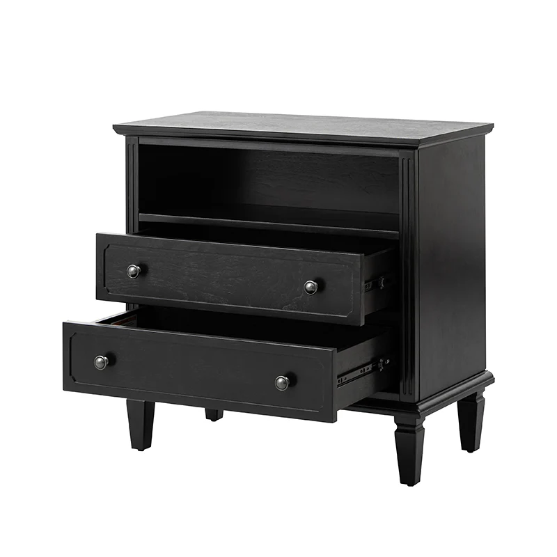 Galatea 2 - Drawer Solid Wood End Table Chest(Optional Types) - Image 12