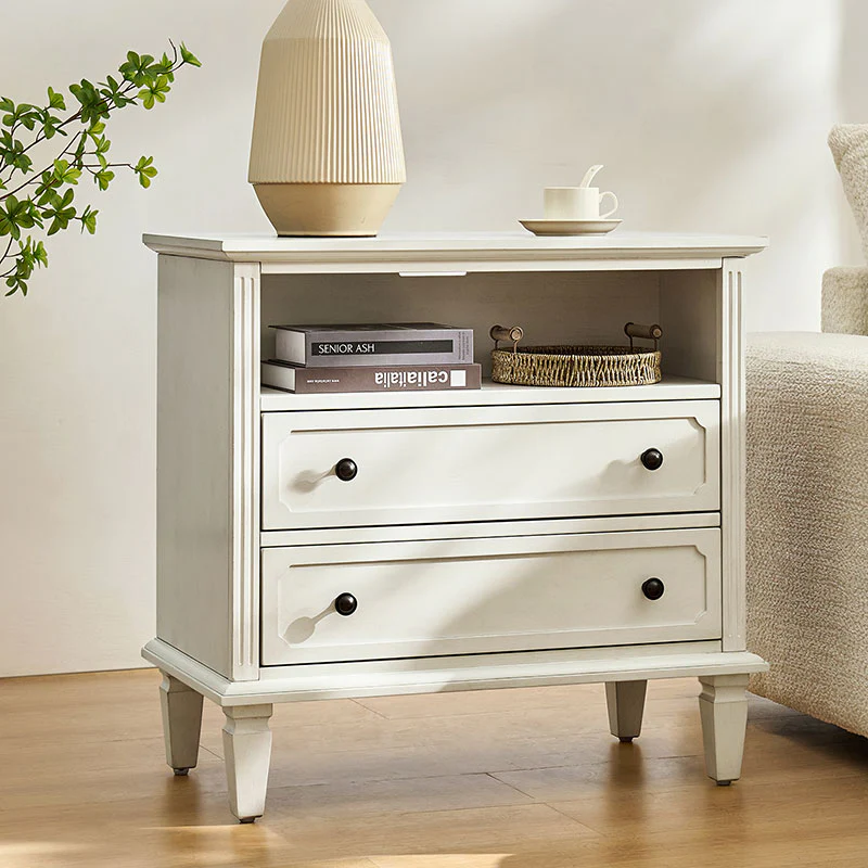 Galatea 2 - Drawer Solid Wood End Table Chest(Optional Types) - Image 15