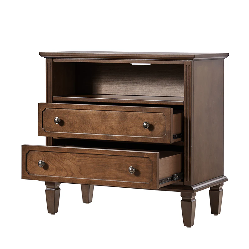 Galatea 2 - Drawer Solid Wood End Table Chest(Optional Types) - Image 4