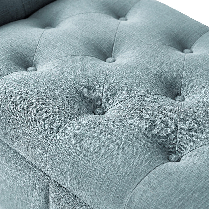 Gemma Classic Tufted Storage Bench with Nailhead Trim - Image 14