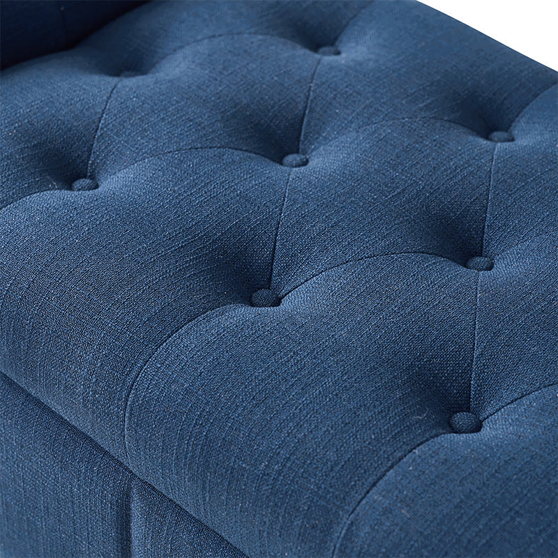 Gemma Classic Tufted Storage Bench with Nailhead Trim - Image 22